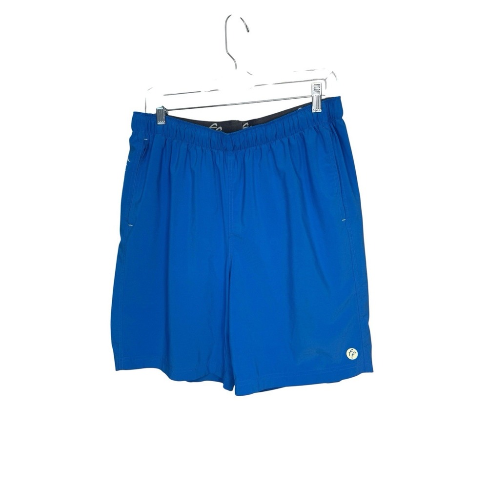 Free Fly Shorts Men's Large Athletic Blue Pull On Active Performance